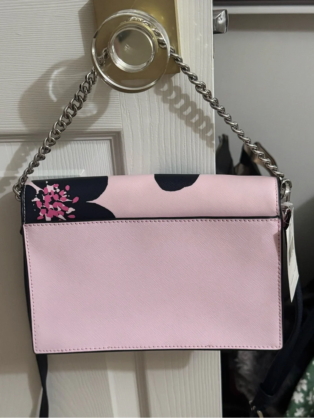 Kate Spade Cameron Grand Flora Convertible Crossbody Pink Floral NWT